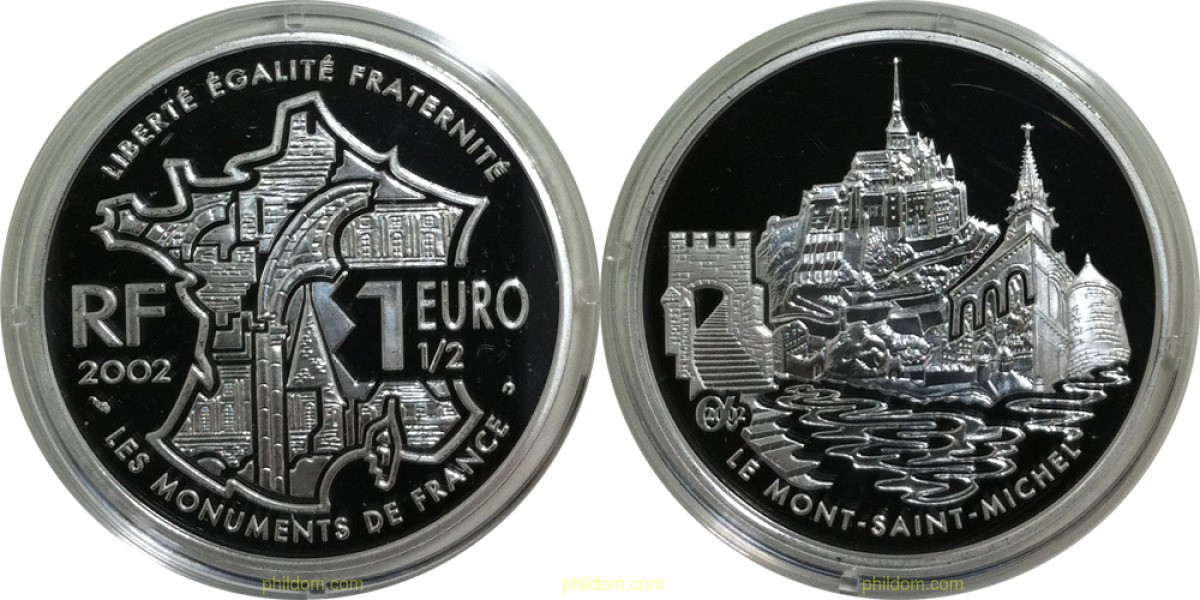 1½ EURO MONT SAINT MICHEL ABBEY