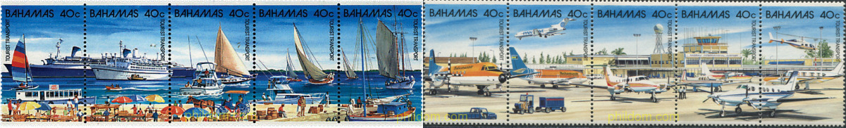 5854 MNH BAHAMAS 1987 TURISMO