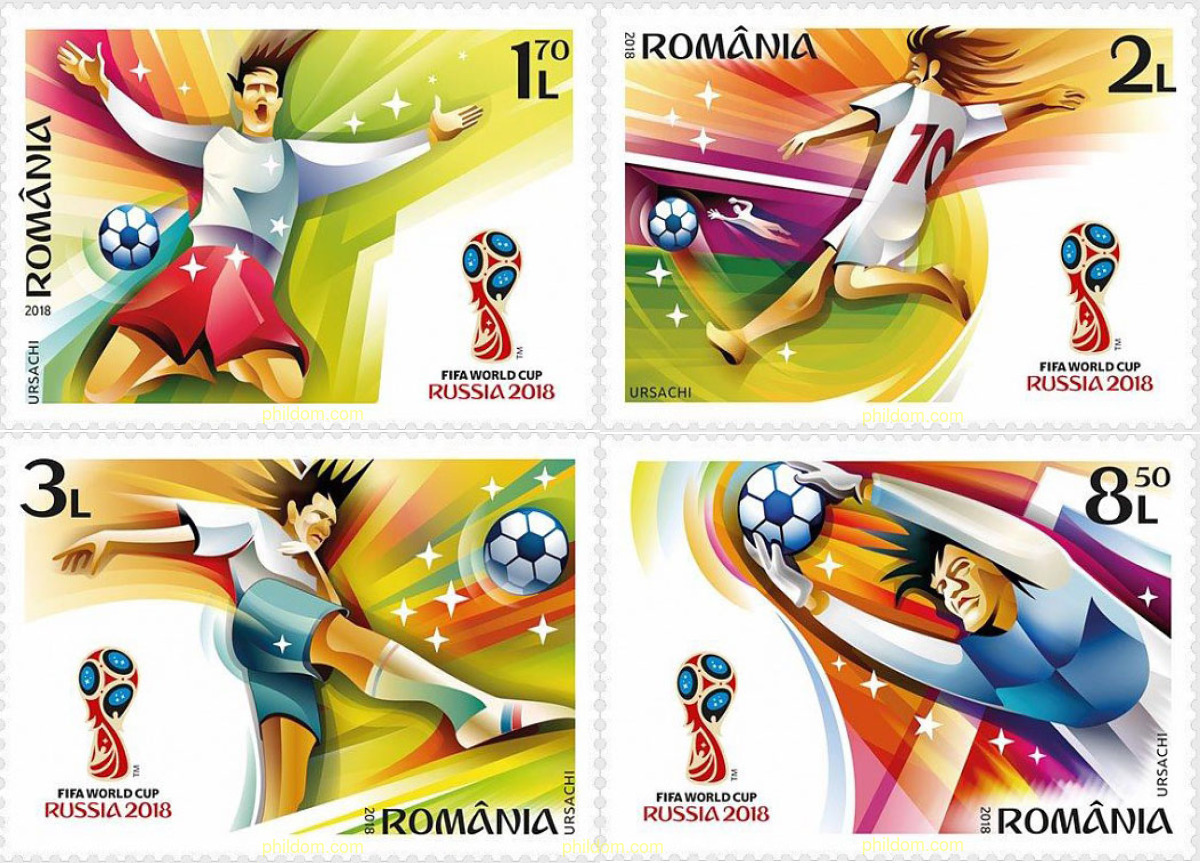 675522 MNH RUMANIA 2018 COPA DEL MUNDO DE FUTBOL - RUSIA 2018