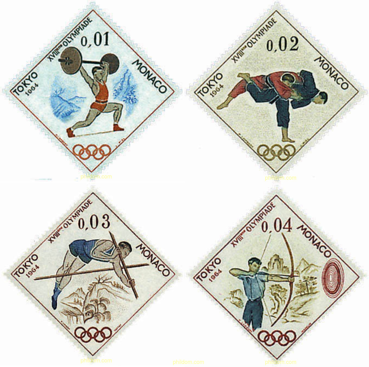 18 JUEGOS OLIMPICOS VERANO TOKIO 1964 - 9 JUEGOS OLIMPICOS INVIERNO INNSBRUCK 1964