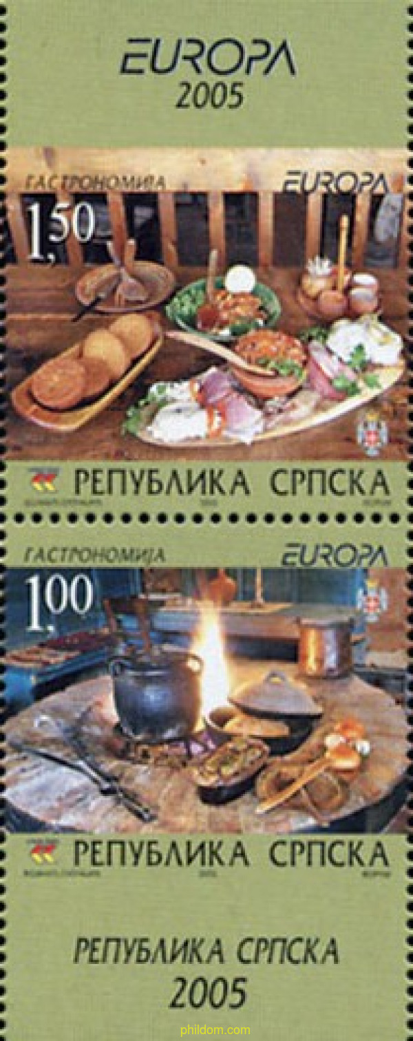 EUROPA CEPT 2005 - GASTRONOMIA