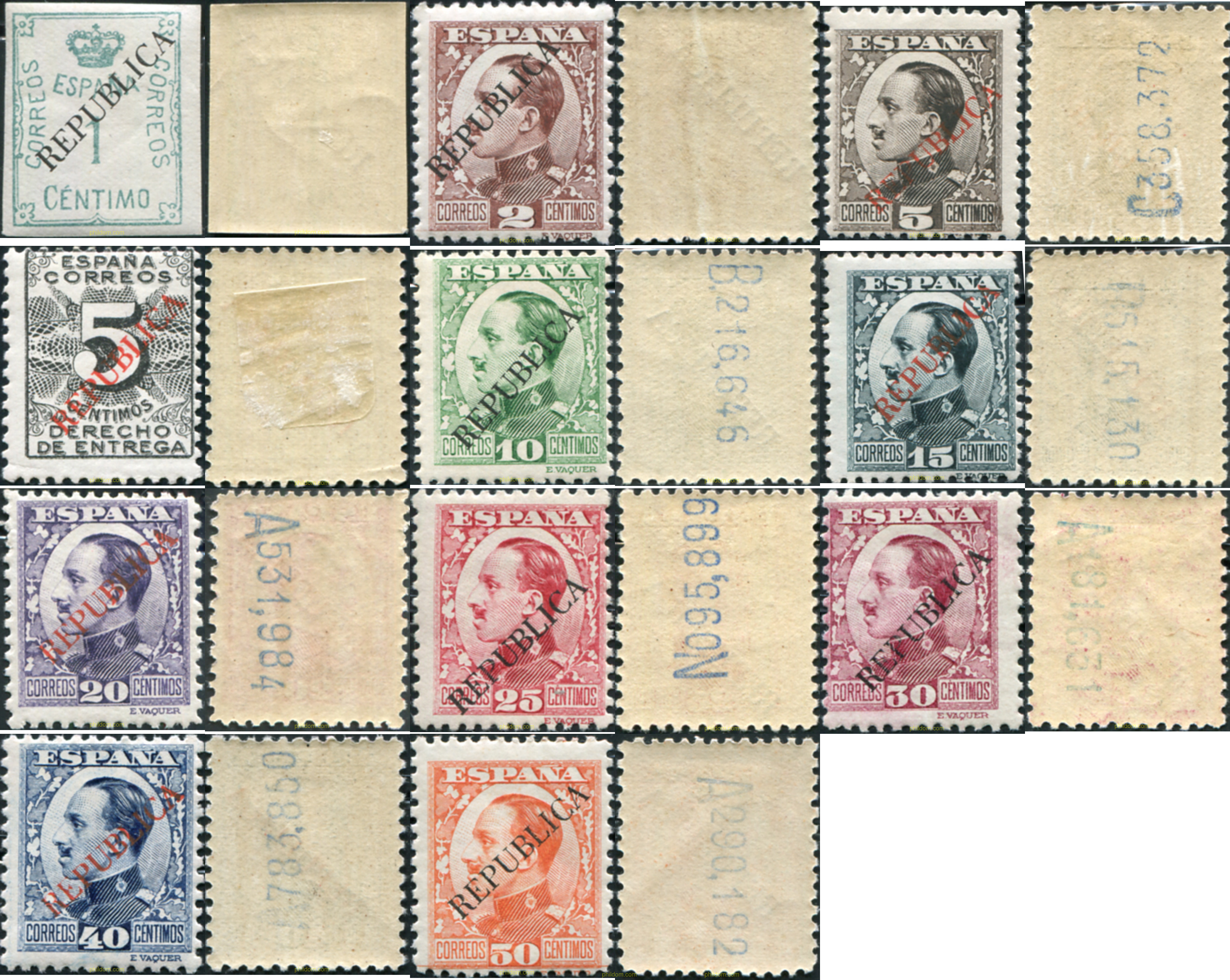 SELLOS DE 1920 1930 Y 1931 EMISION PRIVADA