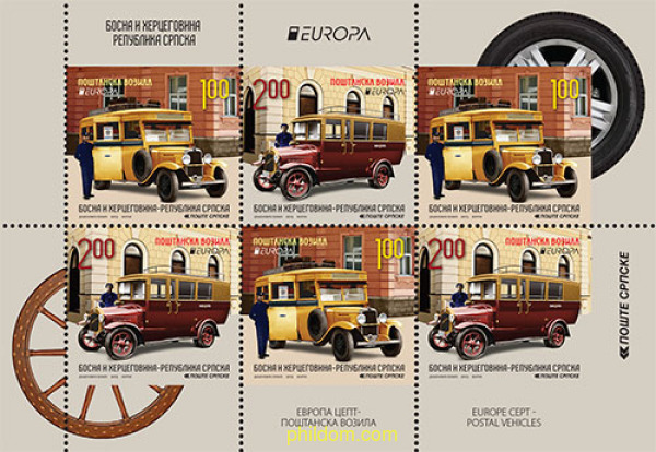 EUROPA CEPT 2013 - VEHICULOS POSTALES