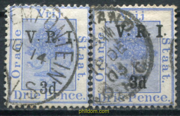 SELLOS DE 1868-94 SOBRECARGADOS