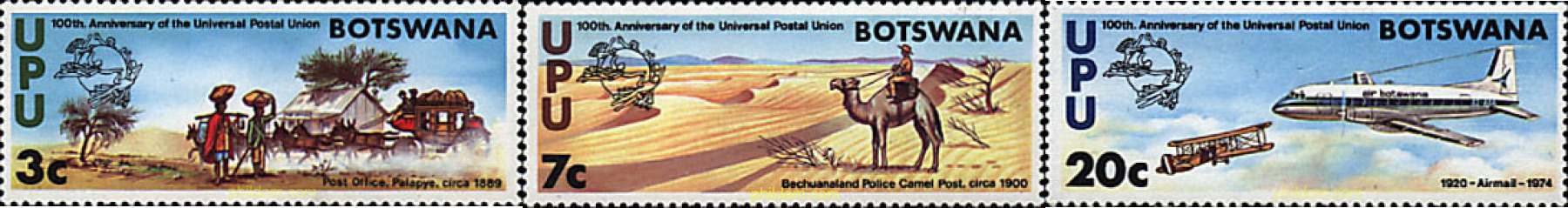 CENTENARIO DE LA UNION POSTAL UNIVERSAL