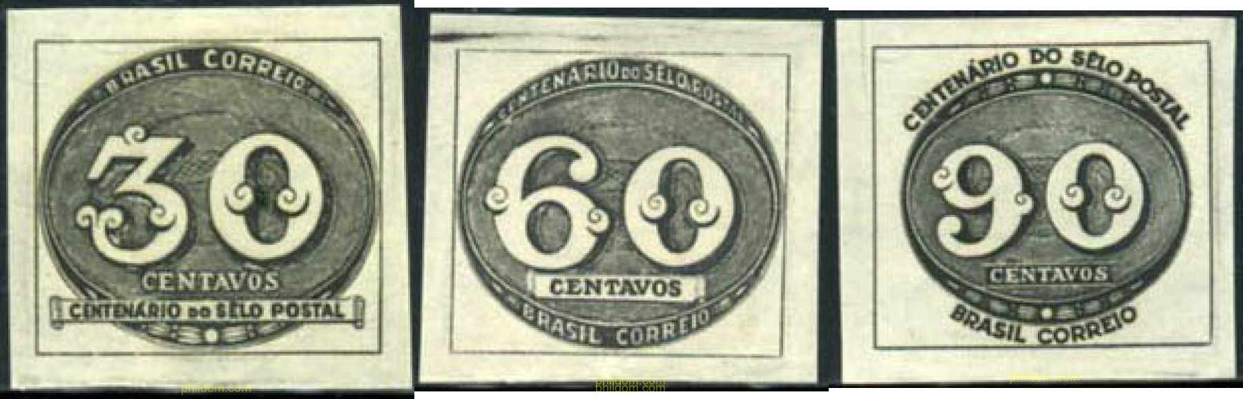 100 ANIVERSARIO DEL SELLO BRASILEÑO