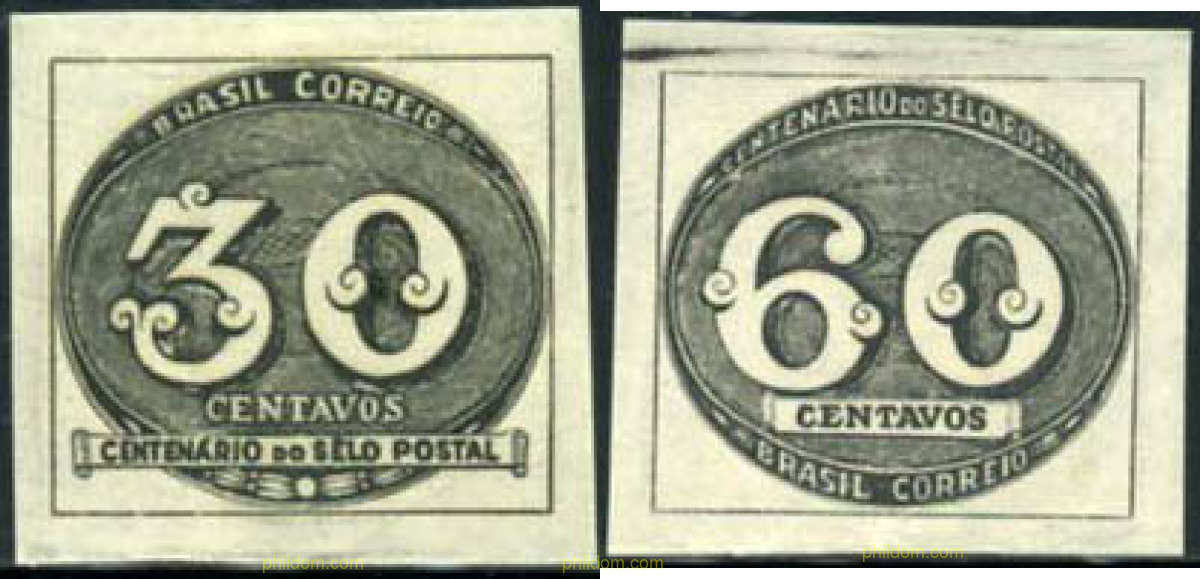 100 ANIVERSARIO DEL SELLO BRASILEÑO