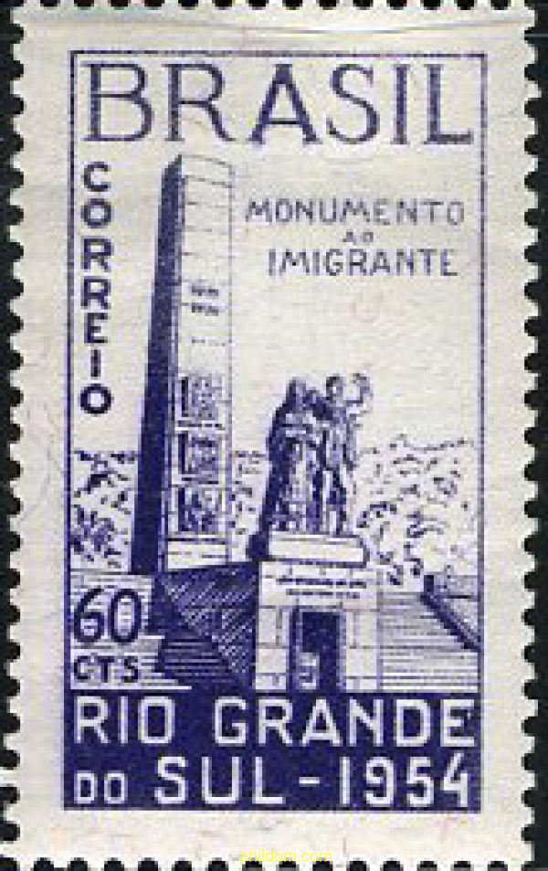 INAGURACION DEL MONUMENTO Al IMMIGRANTE EN CAXIAS