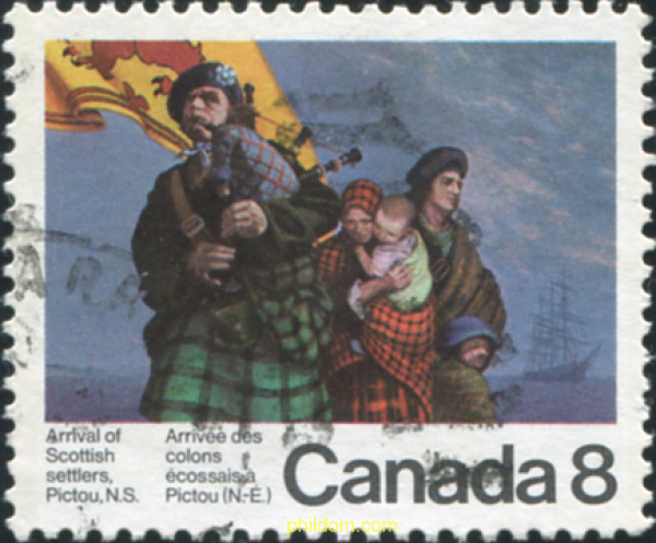 BICENTENARIO DE LA LLEGADA DE LOS COLONOS ESCOCESES, EN PICTOU (NUEVA-ESCOCIA)
